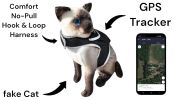 Long Range Surveillance Rechargeable GSM GPRS GPS Tracker Pets System Size:L
